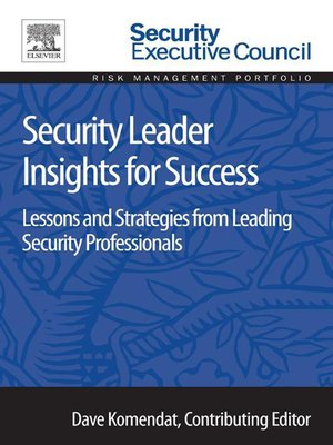 cover image of Security Leader Insights for Success